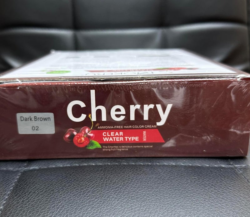 Mokeru Professional CHERRY HAIR COLOUR, AMMONIA FREE, APPLE FRAGRANCE, NATURAL Hair Color. -Original & Approved Formula. (Dark Brown (Cherry) - Image 3